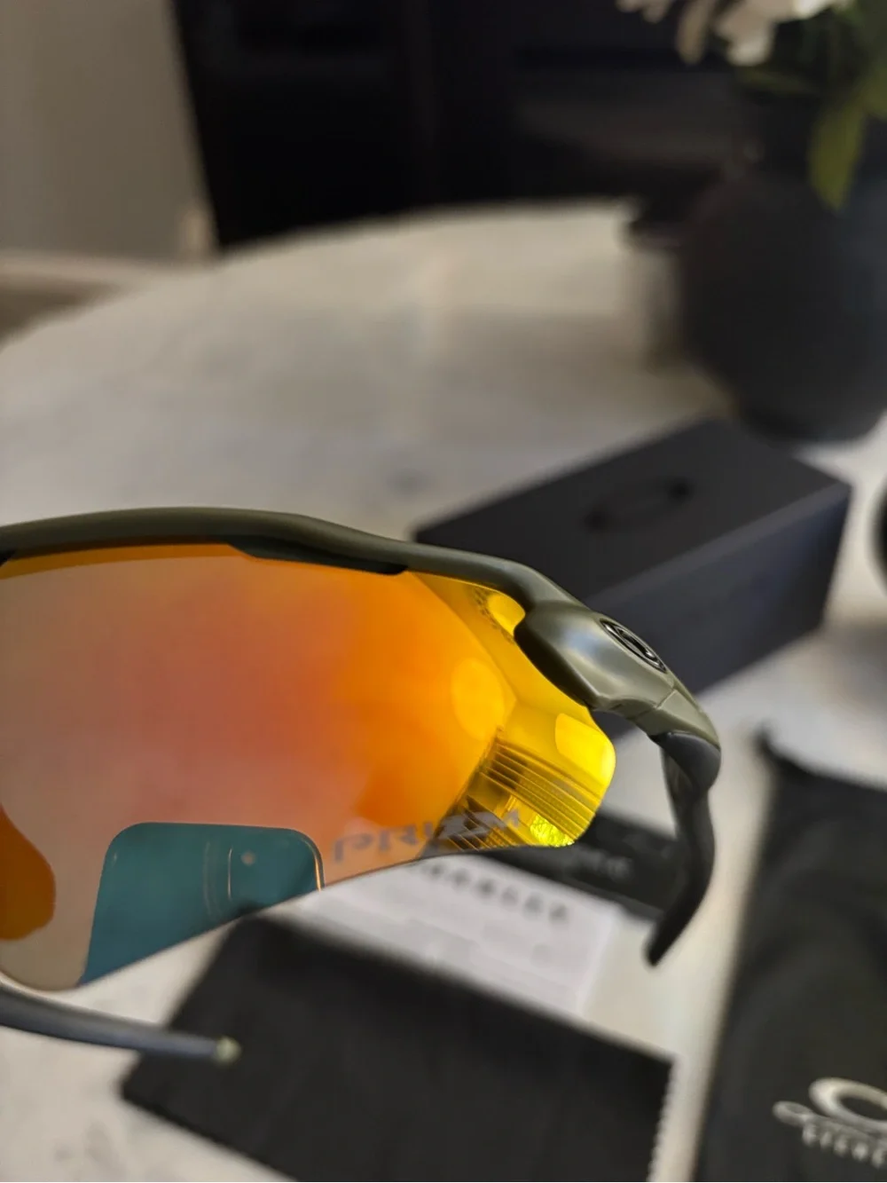 Oakley Radar Path sunglasses with three interchangeable lenses